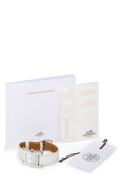 White Stainless Steel Heure H Watch PM, , large