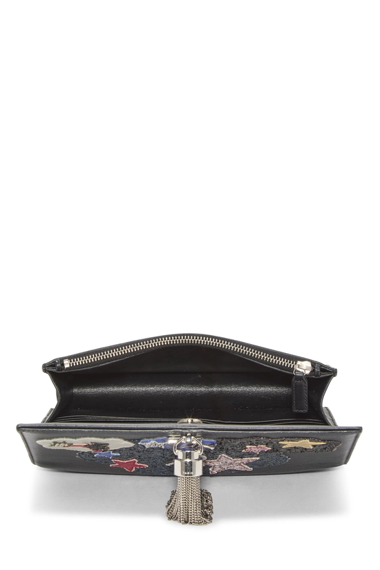 Black Calfskin Embellished Kate Tassel Wallet On Chain (WOC), , large image number 5