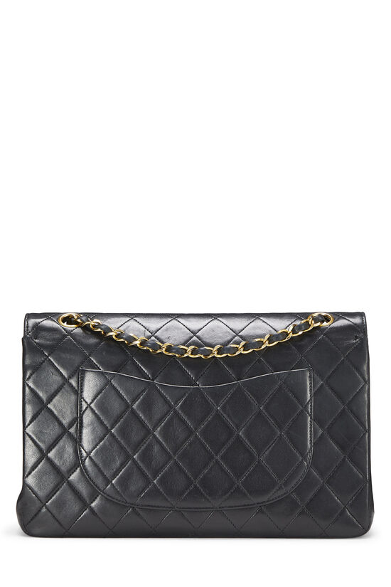 Black Quilted Lambskin Classic Double Flap Jumbo , , large image number 4