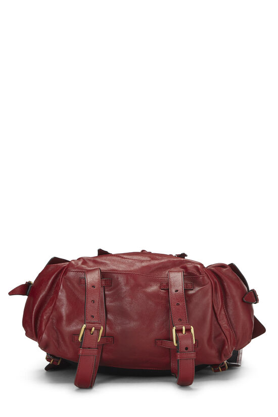 Red Leather (RE)BELLE Backpack, , large image number 4