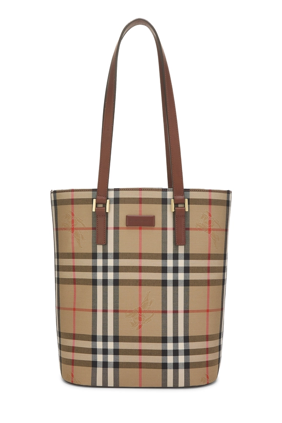Brown Haymarket Canvas Bucket Tote, , large image number 0