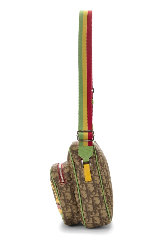 Brown Trotter Coated Canvas Shoulder Bag Mini, , large image number 2