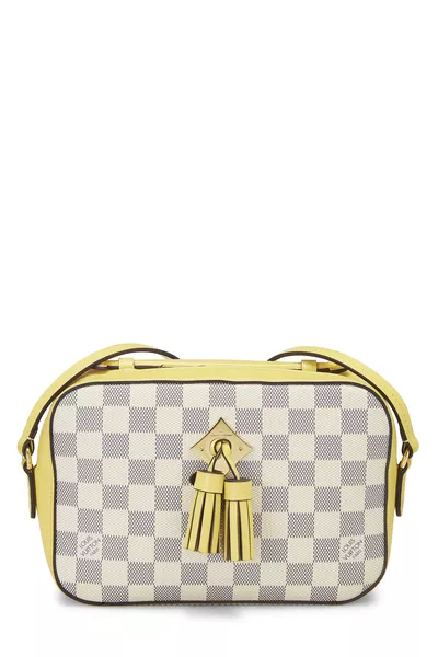 Louis Vuitton Yellow Damier Azur Canvas Saintonge