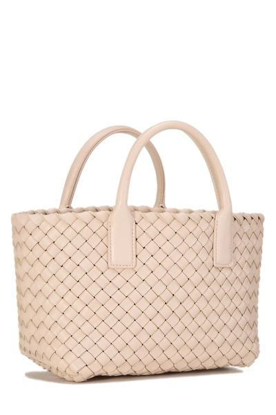 Pink Intrecciato Cabat Tote Mini, , large