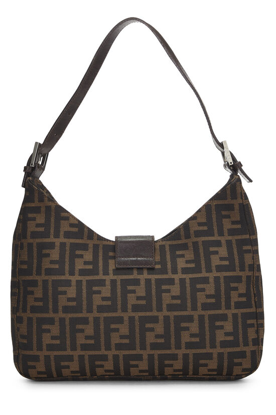 Brown Zucca Canvas Shoulder Bag, , large image number 3