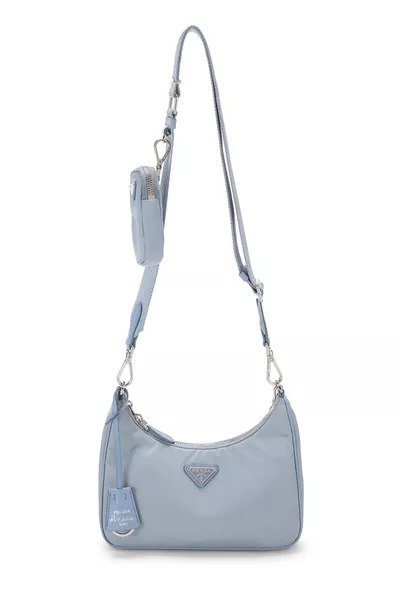 Blue Tessuto Re-Edition 2005 Hobo Mini