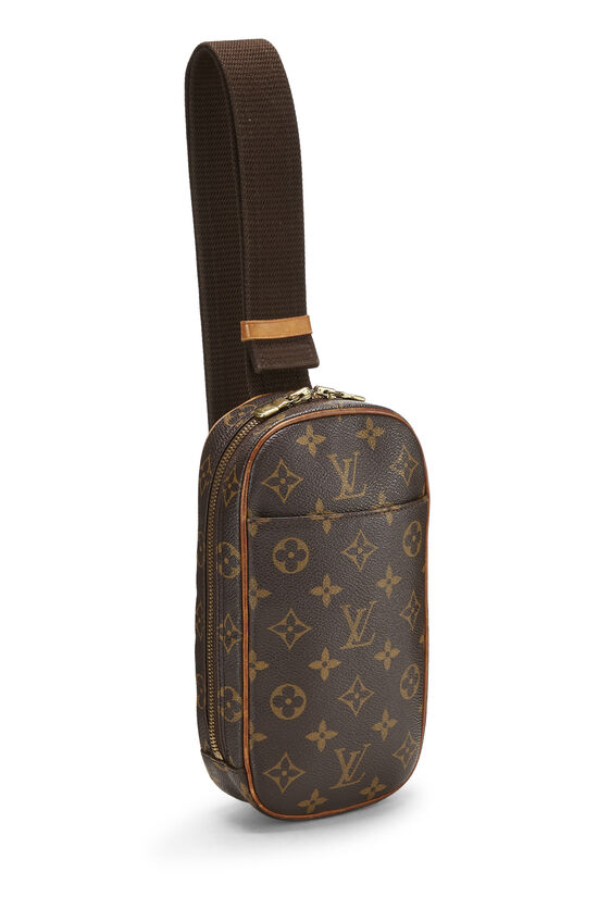 Authentic Louis Vuitton Pochette Gange Monogram Canvas Body Bag