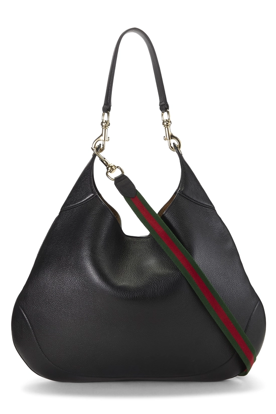 Black Calfskin Hobo Maxi, , large image number 3