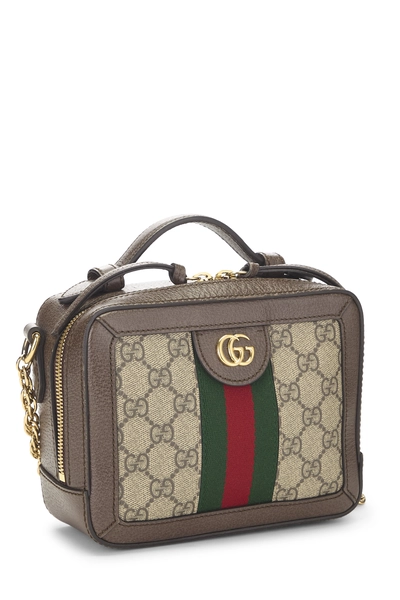 Gucci Original GG Supreme Canvas Ophidia Top Handle Bag Mini — photo 2