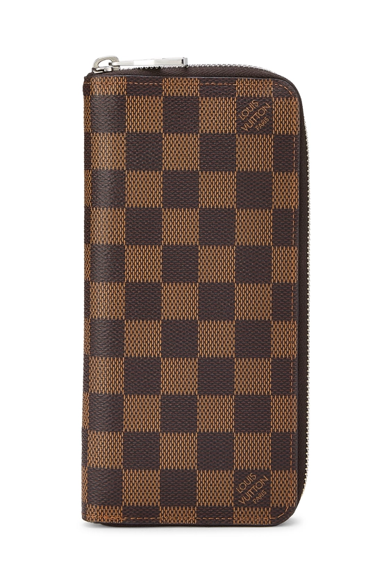 Damier Ebene Zippy Vertical Wallet , , large image number 0