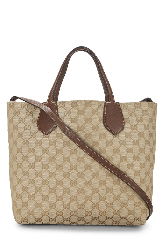 Brown Original GG Canvas Reversible Tote Large, , large image number 3