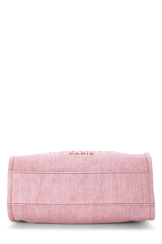 Pink Raffia Deauville Shopping Tote Small , , large image number 4
