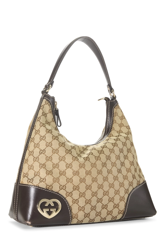 Original GG Canvas Lovely Heart Hobo, , large image number 1