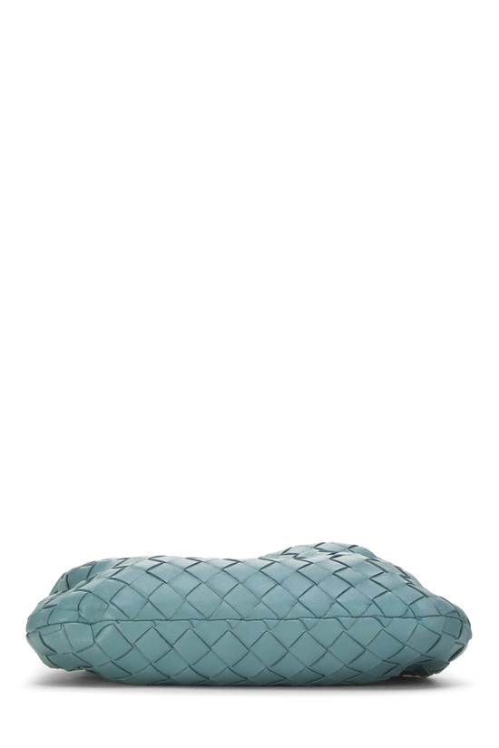 Blue Intrecciato Leather Jodie Mini, , large image number 4