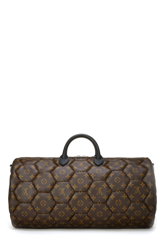 Louis Vuitton - Keepall Bandoulière 45 - Black - Monogram Leather - Men - Travel Bag - Luxury