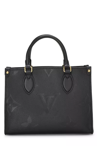 Black Giant Monogram Empreinte On The Go PM, , large