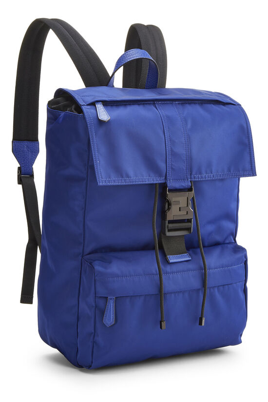 Blue Nylon Fendiness Backpack, , large image number 2