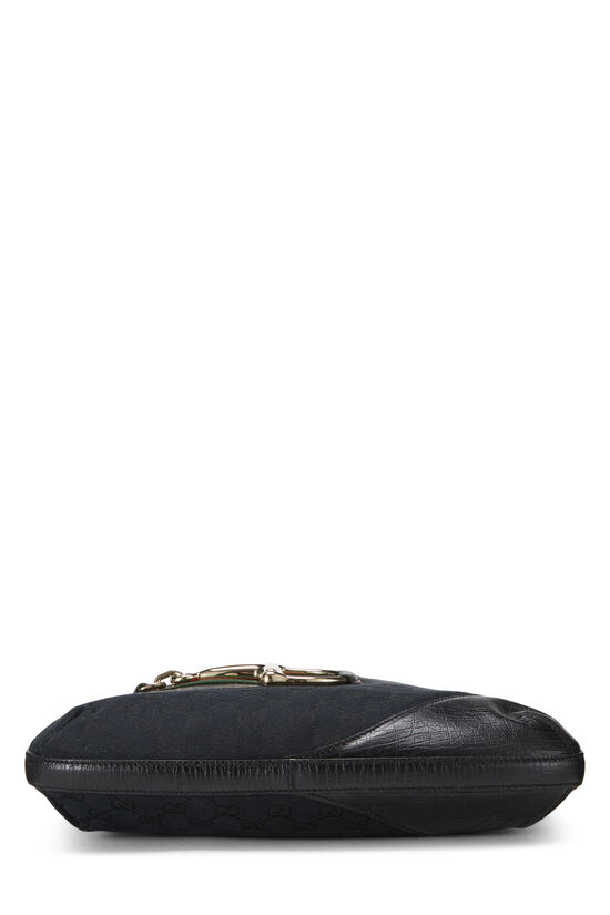 Black GG Canvas Hasler Hobo, , large image number 4