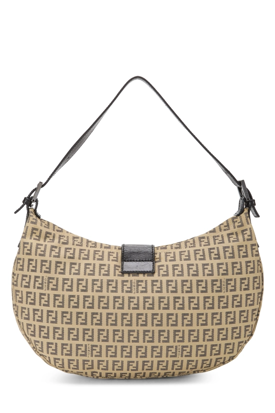 Beige Zucchino Canvas Shoulder Bag, , large image number 3