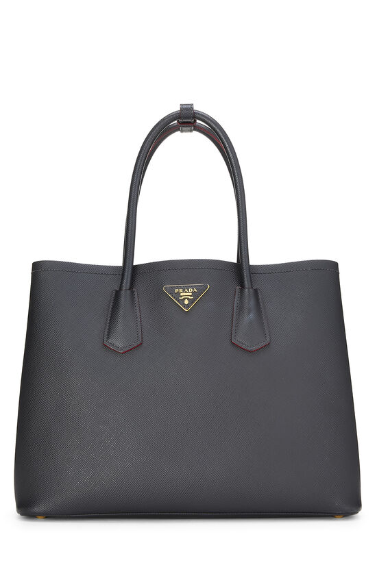 Black Saffiano Double Bag Medium, , large image number 0