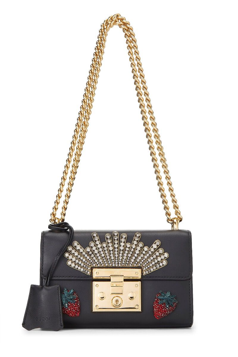 gucci padlock black