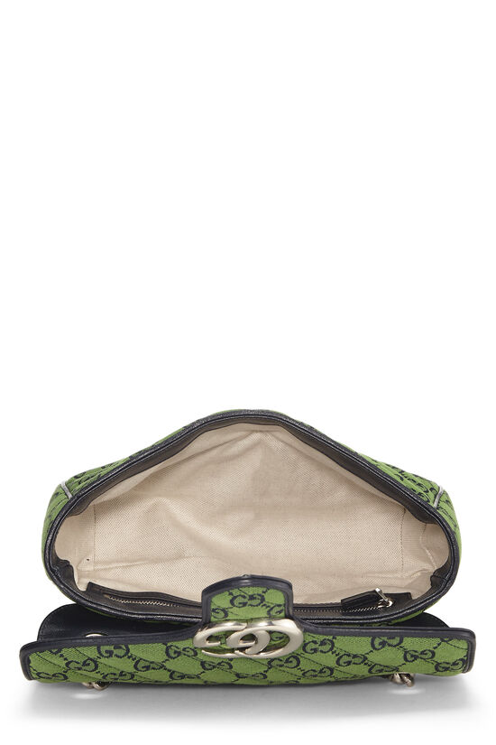 Green Original GG Canvas Marmont Shoulder Bag Small, , large image number 5