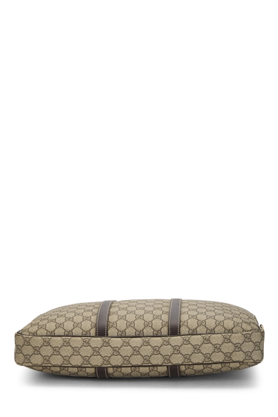 Brown GG Supreme Canvas Briefcase, , large image number 4
