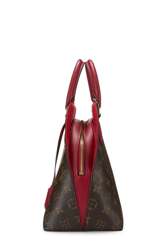 Red Monogram Canvas Alma BNB, , large image number 2