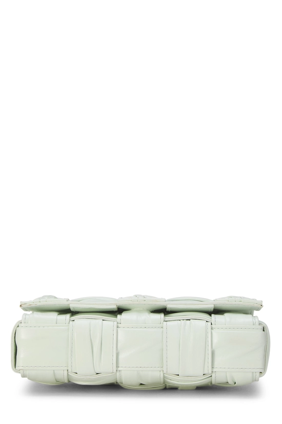 Green Maxi Intrecciato Plisse Cassette Small, , large image number 4