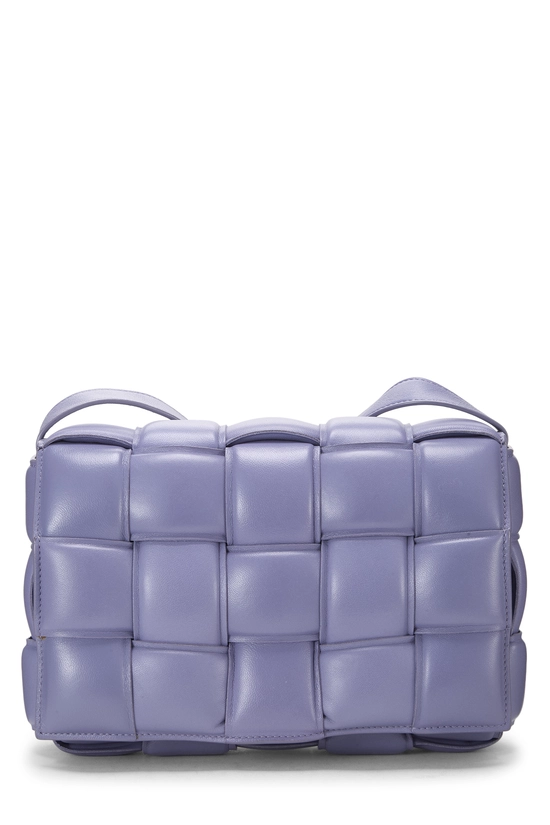Purple Maxi Intrecciato Padded Cassette, , large image number 0
