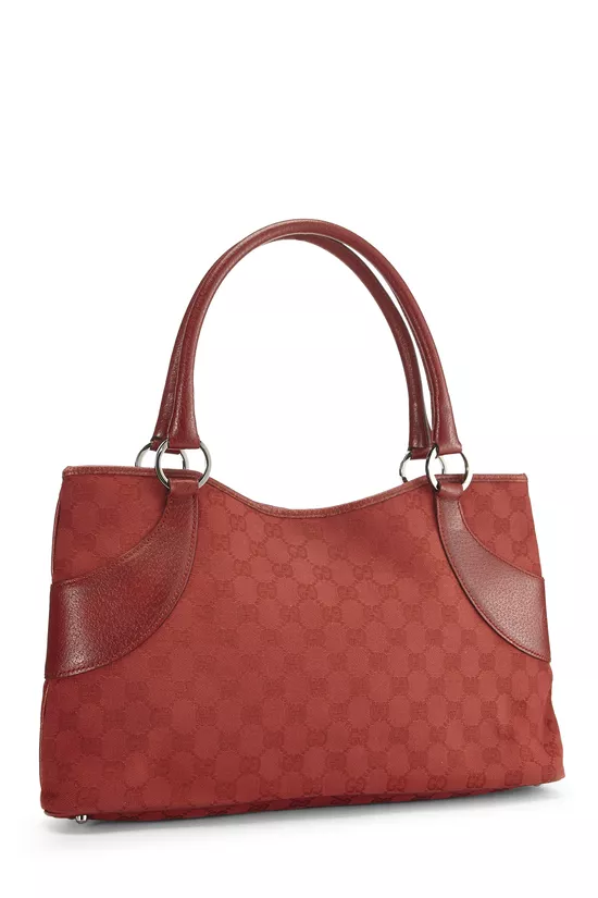 Red Original GG Canvas Tote, , large image number 1