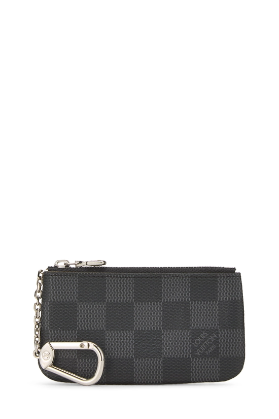 Black Damier Graphite Pochette Clefs, , large image number 0