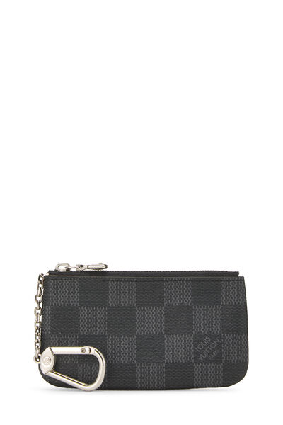 Black Damier Graphite Pochette Clefs
