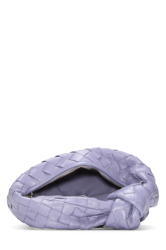 Purple Intrecciato Leather Jodie Mini, , large image number 5