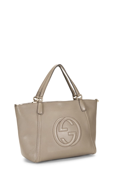 Gucci Beige Canvas Soho Top Handle Bag — photo 2
