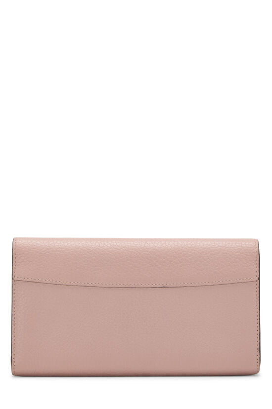 Pink Taurillon Leather Capucines Wallet, , large image number 2