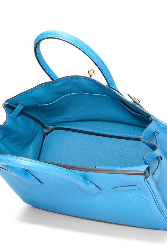 Blue Frida Epsom Birkin 30, , large image number 6