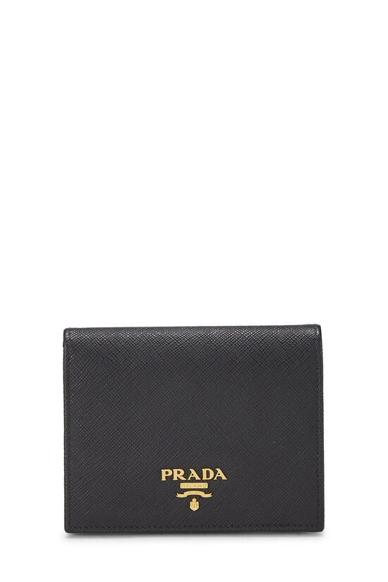 Black Saffiano Bi-Fold Wallet, , large image number 0