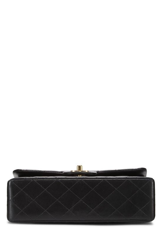 Black Quilted Lambskin Classic Double Flap Small, , large image number 4