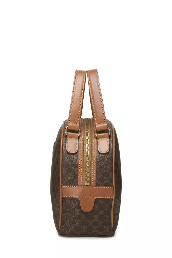 Brown Coated Canvas Macadam Handbag, , large image number 2