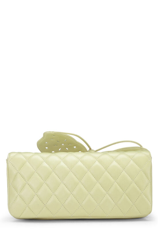 Green Lambskin Butterfly Shoulder Bag, , large image number 4