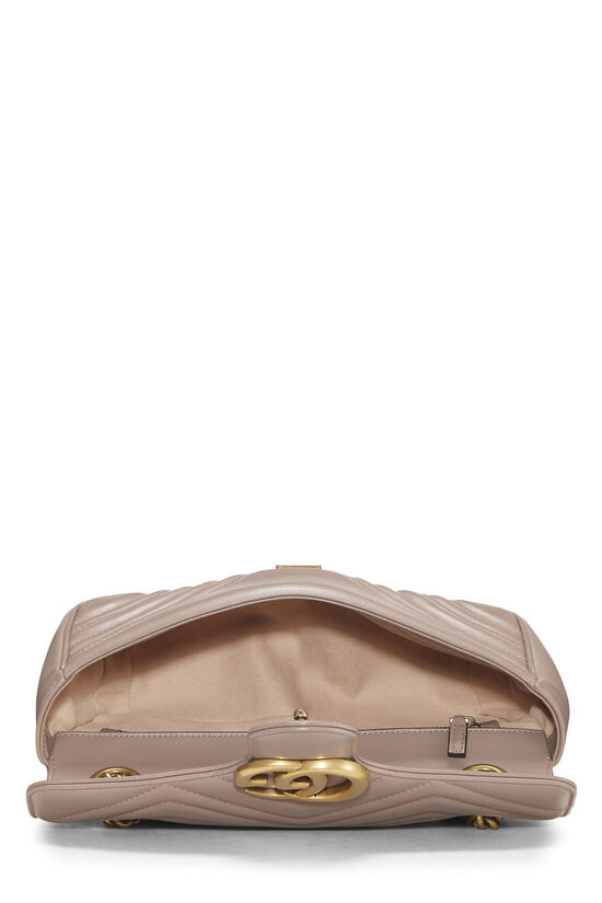 Pink Leather GG Marmont Shoulder Bag, , large image number 5