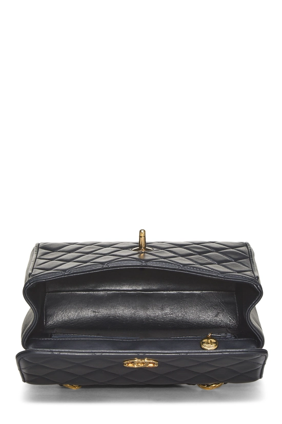 Navy Quilted Lambskin Kelly Small, , large image number 5