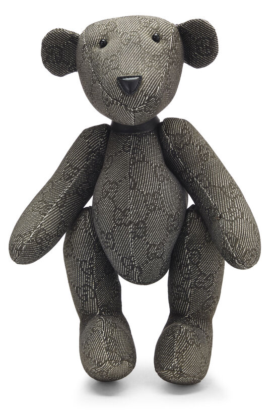 Pre-Owned Brown GG Canvas Teddy Bear QFHHDF0E0B013