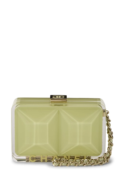 Green Lucite Minaudi&egrave;re