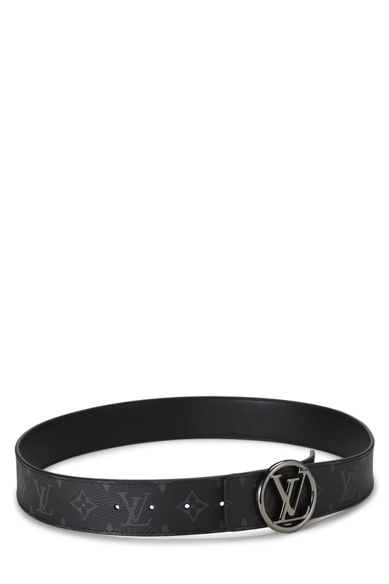 Black Monogram Eclipse Initiales Ceinture 85, , large image number 1