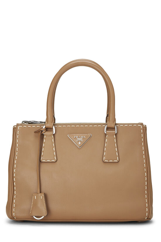 Brown City Calfskin Galleria Tote Small, , large image number 0