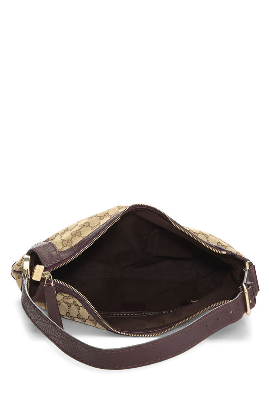Brown Original GG Canvas Charlotte Hobo Bag, , large image number 5
