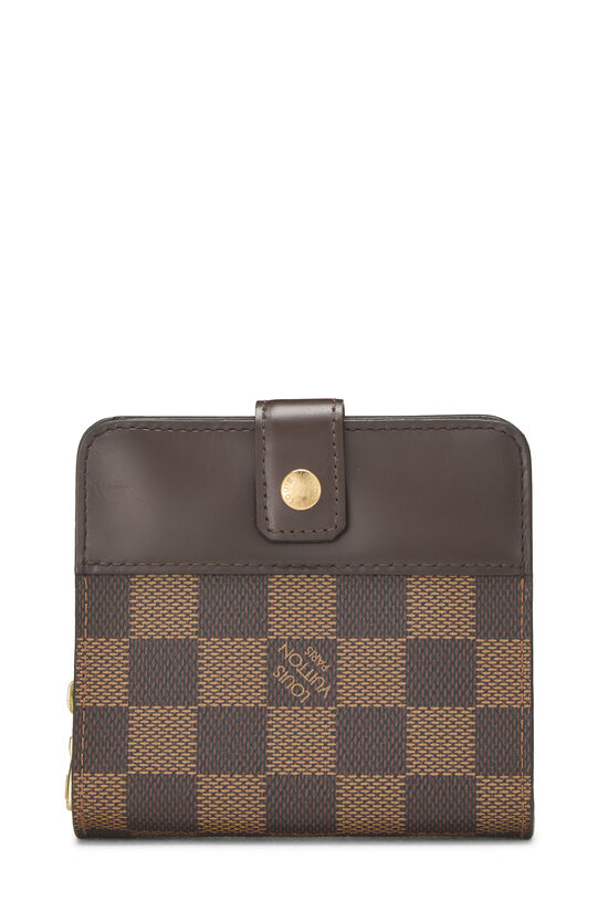 Damier Ebene Compact Snap Wallet, , large image number 0