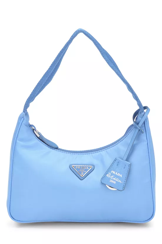 Blue Tessuto Re-Edition 2000 Hobo Mini, , large image number 0